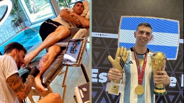 El Dibu Martínez cumplió su promesa: mirá el increíble tatuaje que se hizo