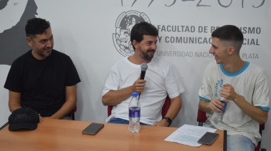 Alfre Montes de Oca y Juan Castro en la UNLP
