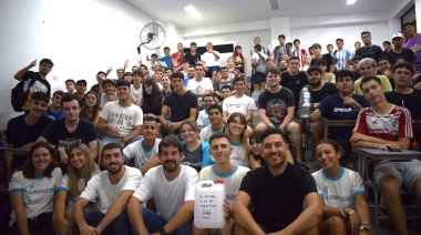 Alfre Montes de Oca y Juan Castro en la UNLP