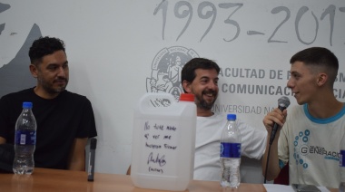 Alfre Montes de Oca y Juan Castro en la UNLP