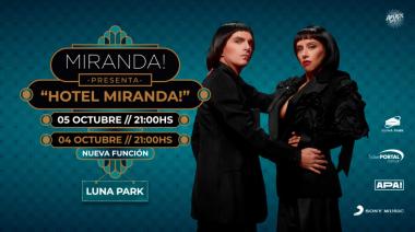 Miranda anunció una nueva fecha en el Luna Park: entradas a la venta