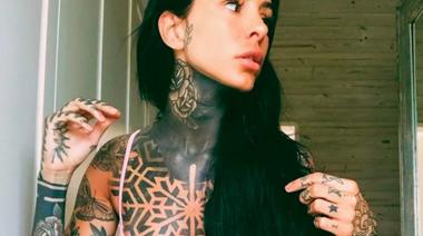 Candelaria Tinelli borró uno de sus tatuajes y mostró el resultado
