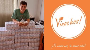 Vinochos: el emprendimiento de un joven platense que busca crecer en la UNLP