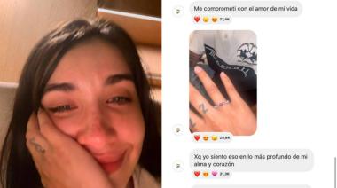 María Becerra y J Rei se comprometieron