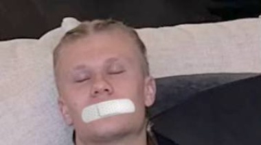 El motivo por el que Erling Haaland duerme con una cinta adhesiva en su boca