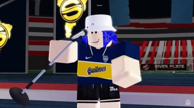 Trueno cantó en la previa del superclásico de la Copa Roblox y agradeció el apoyo en "X"