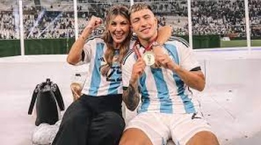 La novia de Lisandro Martinez mostró su apoyo a Massa en este Balotaje