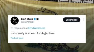 Elon Musk celebró el triunfo de Javier Milei