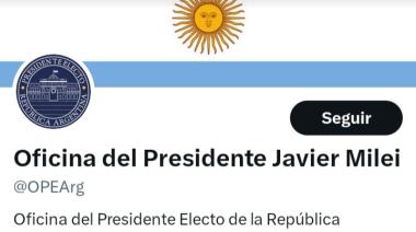La nueva cuenta de Twitter de Milei para compartir los comunicados oficiales