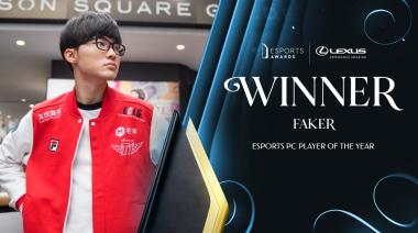 Faker fue nombrado como mejor jugador de eSports del año