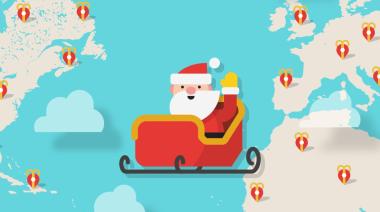 ¿Cómo seguir el recorrido de Papa Noel en el mundo?