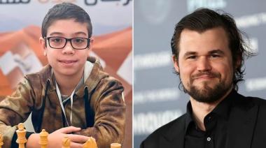 El talentoso niño argentino Faustino Oro le ganó una partida a Magnus Carlsen, el mejor ajedrecista del mundo