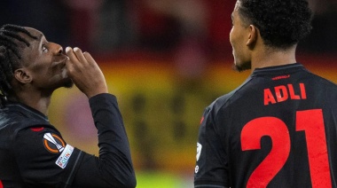 El festejo de gol "cannabico" del Bayern Leverkusen