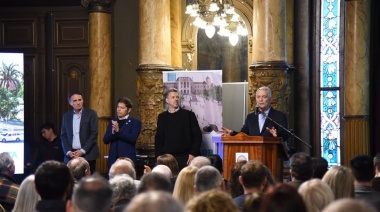 Alak y Kicillof presentaron el proyecto de la nueva Plaza San Martín
