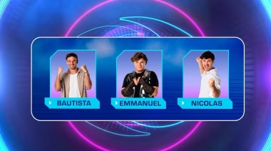 Emmanuel, Nicolás y Bautista se disputan la victoria de Gran Hermano