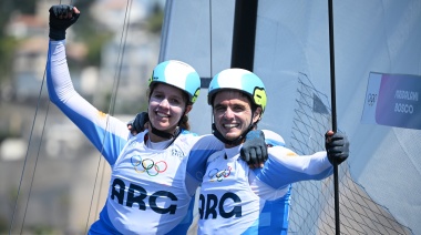 ¡Otra medalla para Argentina! La dupla Majdalani-Bosco ganó la medalla de plata en vela