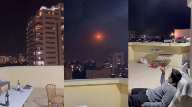 Un grupo de argentinos presenció un bombardeo de Hezbollah comiendo un asado