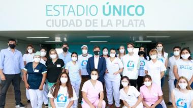 Suspenden la vacunación en el Estadio Único por un partido de fútbol