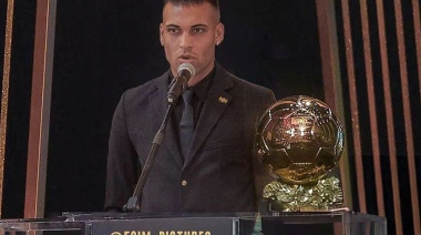 Lautaro Martínez está dentro del top diez del Balón de Oro y buscará igualar una marca de Batistuta