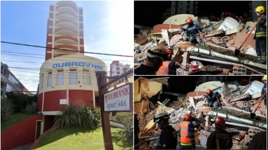 Se derrumbó un hotel en Villa Gesell: hay un fallecido y continúa la búsqueda de sobrevivientes