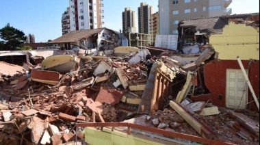 Derrumbe en Villa Gesell: Bullrich envió equipos especializados