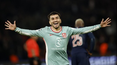 Los argentinos Nahuel Molina y  Ángel Correa con un gol agónico fueron el salvadidas del Atlético de Madrid