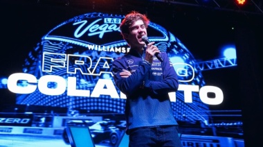 El tierno gesto de Colapinto con un nene en Las Vegas: "Vas a ser mejor que yo"