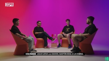 Julio Leiva estrenó el primer capítulo de "Colorama" con Gastón Edul, Davo Xeneize y La Cobra