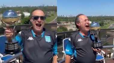 “¿Hermosa mañana, verdad?” El infalfable festejo de Francella tras ganar la Copa Sudamericana