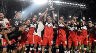 Las Leyendas de River se consagraron campeones de la Copa de la Liga