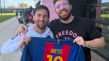La Cobra cumplió su sueño: conoció a Messi