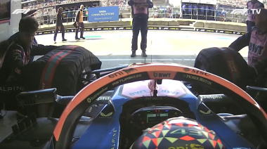 F1: se rompió el Alpine de Colapinto y no pudo largar en Silverstone