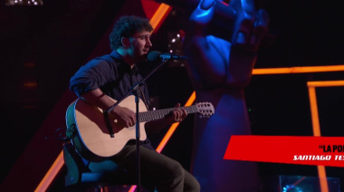 Un chef platense brilló en La Voz Argentina con "La Pomeña" de Mercedes Sosa