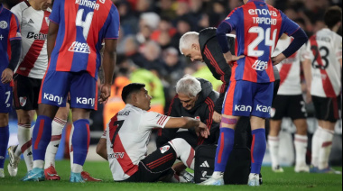 River confirmó la lesión de Maxi Salas: sufrió un esguince de rodilla y estará tres semanas fuera