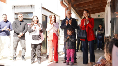 Con la presencia de Alak, inició la puesta en valor de la Casa del Niño Paulo VI en Tolosa