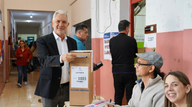 Votó Julio Alak: "La Plata es un ejemplo provincial"