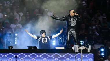 Bizarrap hizo historia en el Halftime show de la NFL en el Bernabéu junto a Daddy Yankee