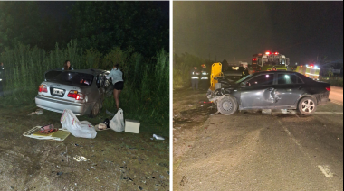 Accidente en Ruta 36 y 528: dos heridos trasladados al Hospital de Romero