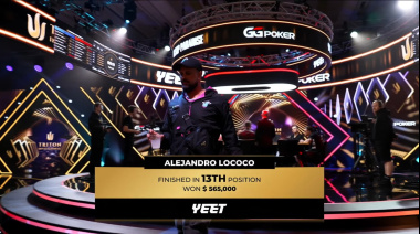 Papo MC se metió entre los mejores 13 del mundo en póker