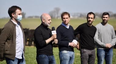 Con propuestas para el campo, Santilli recorrió Junín y Chacabuco