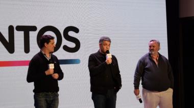 La cúpula provincial de Juntos realizó una conferencia de prensa en Gonnet