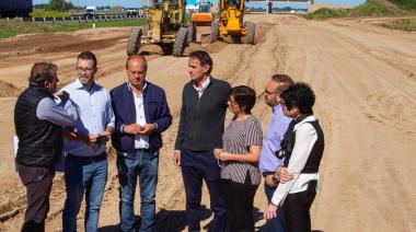 Iniciaron el último tramo de construcción de autopista sobre ruta 7, entre Carmen de Areco y Chacabuco