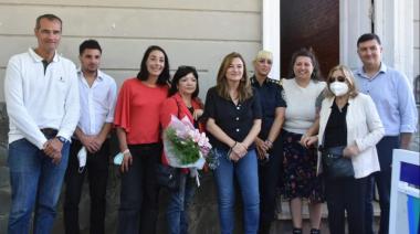 Homenajearon a la primera titular mujer de una comisaría en La Plata