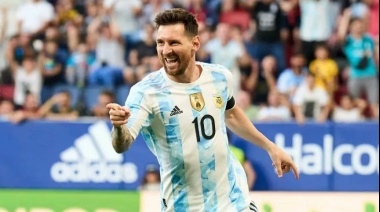 Con Messi x5 la selección aplastó a Estonia