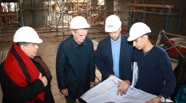 Ishii y Katopodis recorrieron obras en José C. Paz