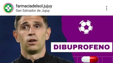 Una farmacia de Jujuy promociona sus productos con la Scaloneta