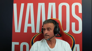 Luis Enrique en Twitch: "Me gustaría que Argentina salga campeón por Messi"