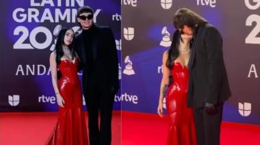 Nicki Nicole y Peso Pluma juntos en los Latin Grammy 2023
