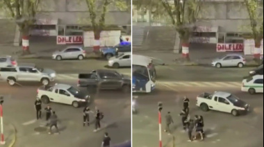 Trapitos agreden a un agente de Control Urbano en La Plata: mirá el video