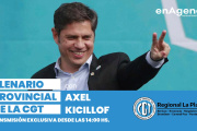 Kicillof encabezará un plenario de la CGT con transmisión exclusiva de enAgenda